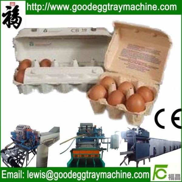 Cheap High effciency Egg tray pulp moulding machine for sale