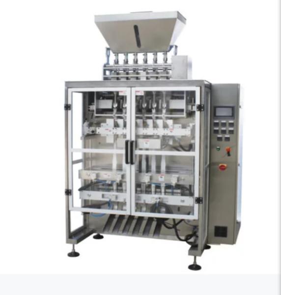 Infeed Conveyor Stick Packing Machine , Multilane 360ppm Powder Packaging