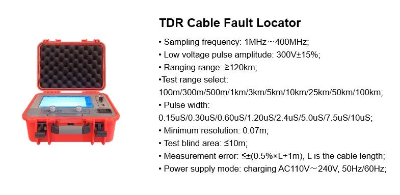 Cable Fault Locator Immediately Reads Fault Distance