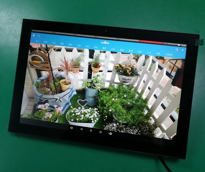 SIBO 10'' POE RS232 RS485 Tablet With Octa Core IPS Screen Wall Mount For Industrial Control