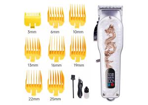 Men Electric Hair Clippers , LED Rechargeable Professional Hair Trimmer