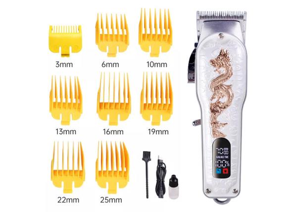 Cheap Men Electric Hair Clippers , LED Rechargeable Professional Hair Trimmer for sale