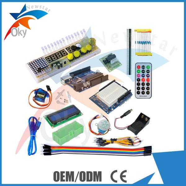 Cheap Low-input starter kit for Arduino for Step Motor / Servo / 1602 LCD / Breadboard / Jumper Wire / UNO R3 for sale