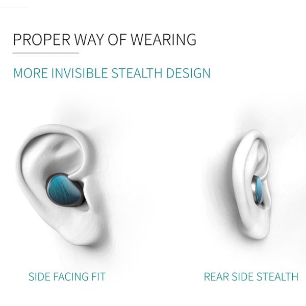 T10 Tws Waterproof Bluetooth Earphone Touch Control Wireless Stereo Earbuds (with 1200mAh Wireless Charging Bin)