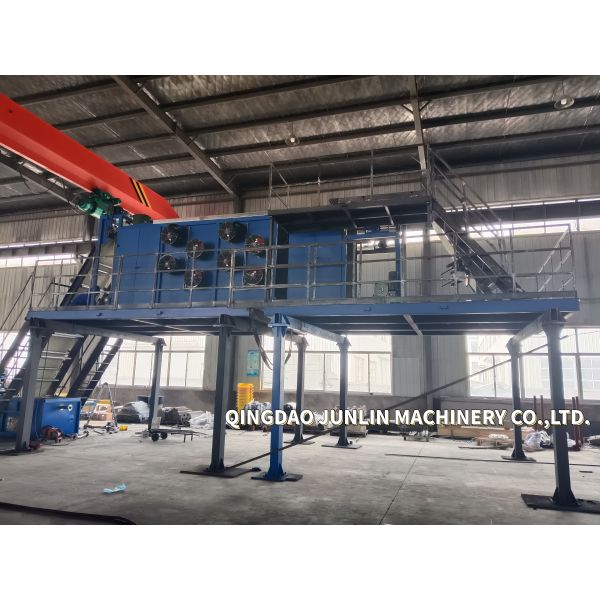 Overhead Type Batch Off Cooling Machine For Rubber Sheet After Mixing