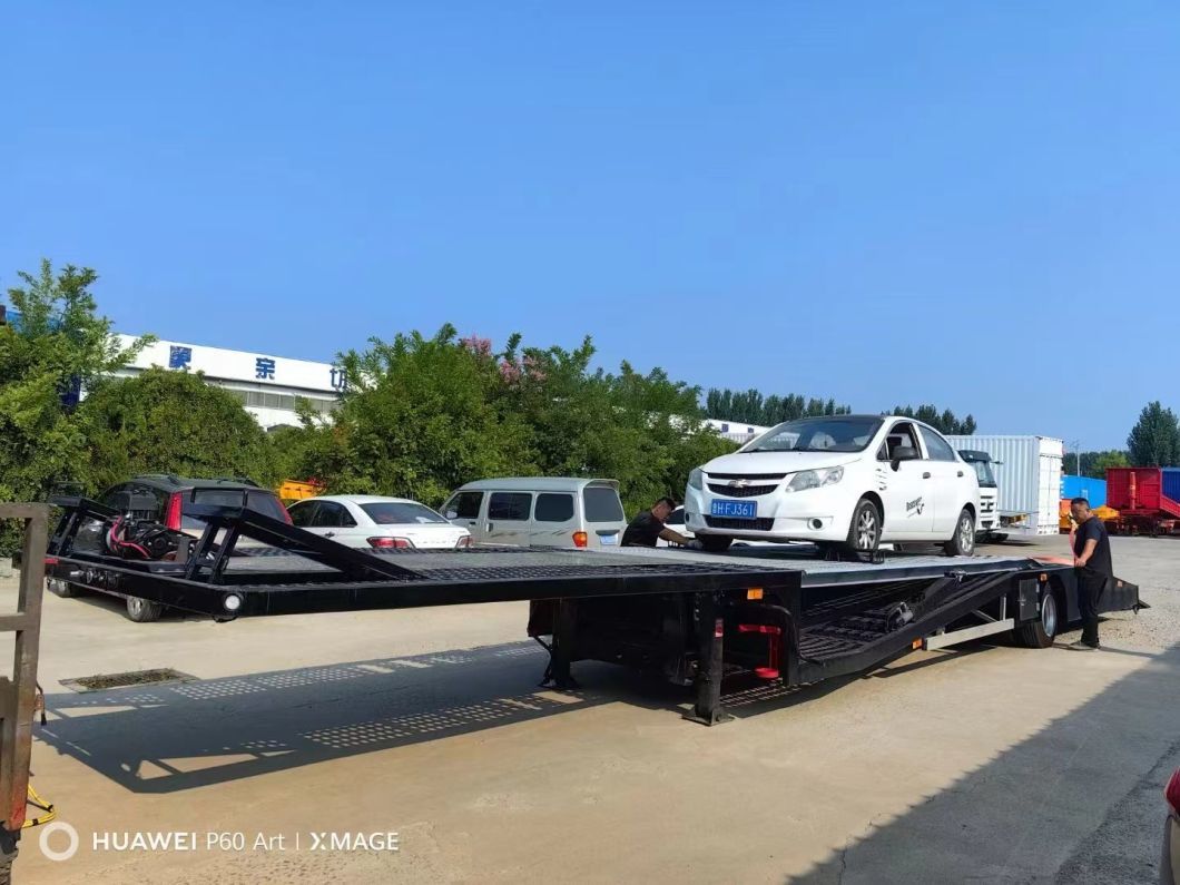 Single Axle Car Transport Trailer, Can Transport 4 Pickup Transport Truck Trailers