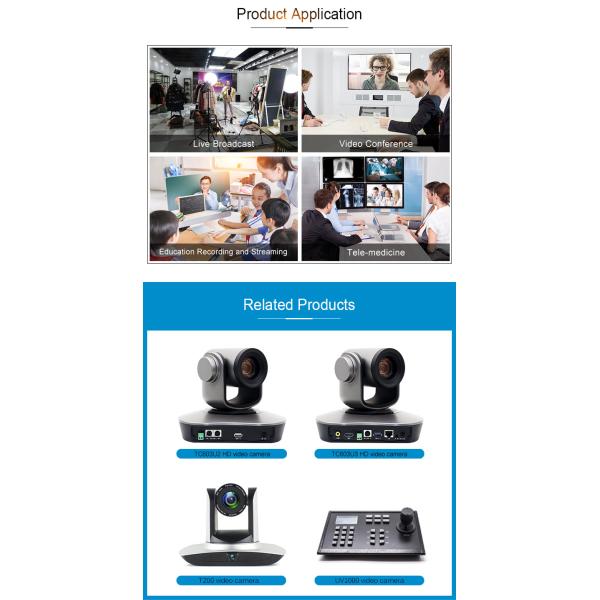 3x Optical Zoom HDMI Input Video Conference Camera System for Business Communication