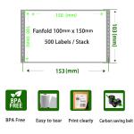 A6 Shipping Label - Convenient and Easy to Use