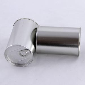 China Fashion empty tin plate cans , tin storage containers 127mm / 99mm diameter on sale