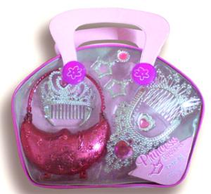 Best Kids favourite plastic toys beauty set with handbag,necklace ,earring. wholesale