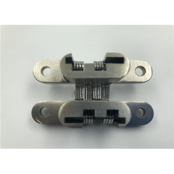 Satin Nickel SOSS Invisible Hinge With Complete Flush Look 13x60x9mm