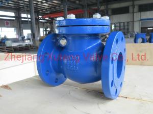 Best Carbon Steel Body Flange Swing Check Valve Pn16 H44W with Reversing Flow Direction wholesale