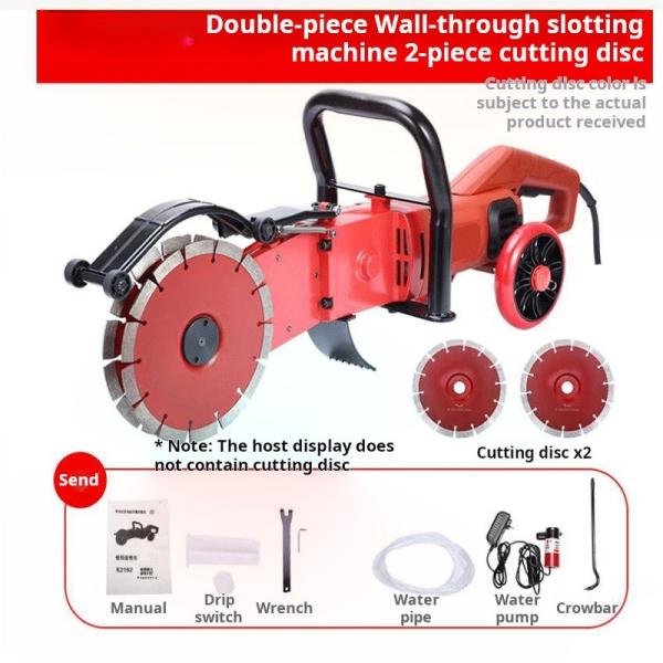 Cheap 360° Wall Cutter Tools Cutting Depth 58mm Dust-Free Wall Groove Cutter for sale