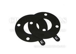 Best Industrial Rubber Washers Steam Hot Water Vapour Resistance Q Shape Frost Black wholesale