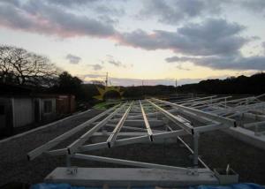Best OEM Solar Panel Tilt Frame Mounting Structure Great Flexibility For Pitched Rooftop wholesale