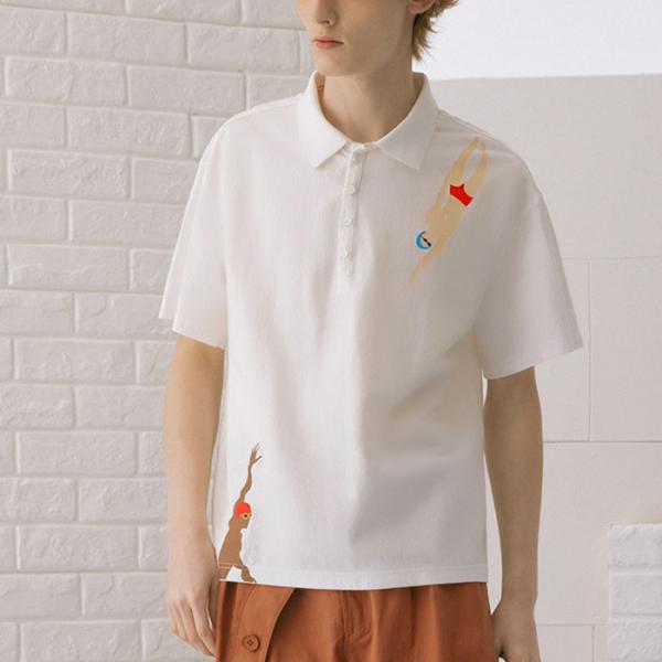 Boy / Mens Trendy T Shirts Patchwork Pattern Short Sleeve Fabric Weight 180 Grams