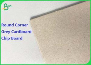 Best 1.5mm 2mm 2.5mm Laminated Chip Board Grey Cardboard with Round Corner for Puzzle wholesale