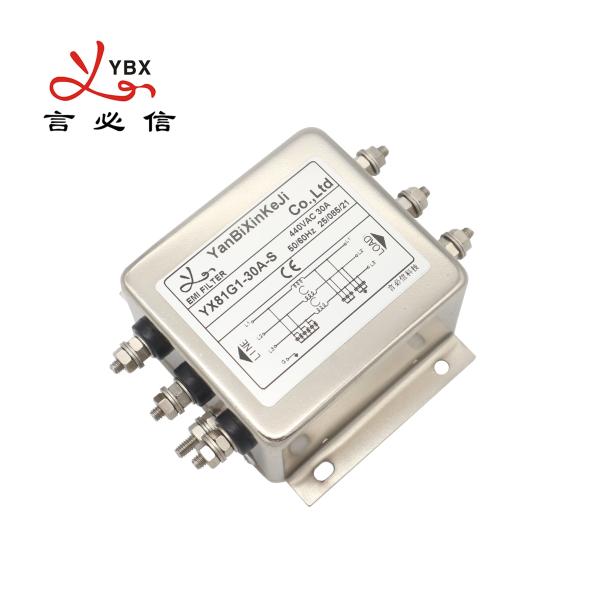 30A 440V Three Phase EMI Filter Inverter Power Filter Bolts Output