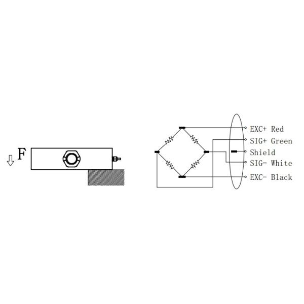 10-100kg High Precision Load Cell Stainless Steel Force Sensor 100kg
