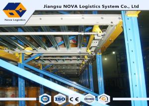 Large Capacity Gravity Flow Pallet Rack , ISO Rolling Tire Storage Rack 