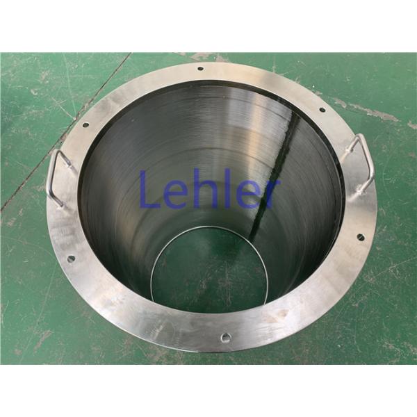 Spiral Wedge Wire Filter Elements For Solid - Liquid Separation / Plastics Extrusion