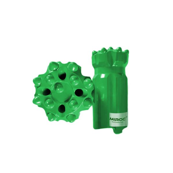 Drop Center Thread Button Drill Bit R32 76mm With Straight Retrac Body