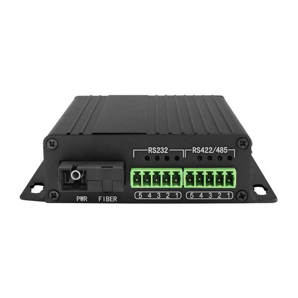 Cheap Industrial RS485 RS422 Serial Media Converter 40KM Single Core Fiber 1310/1550nm for sale