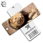 Custom 0.6 mm PET 3D Lenticular Bookmark With Two Sides CMYK Printing