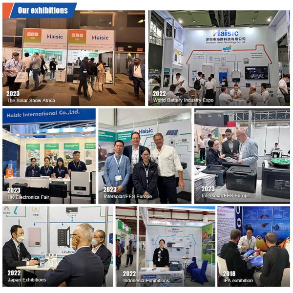 200Ah Haisic Solar Battery Store 51.2V 48V Lithium Ion Batteries Pack Powerwall 10kWh