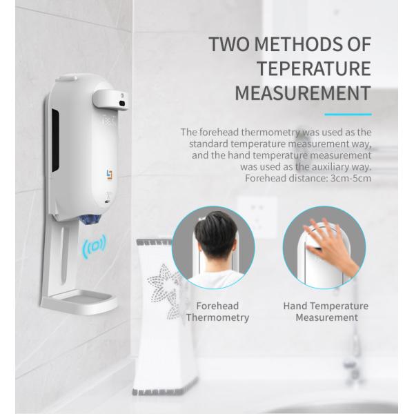 ABS 1100ml Touchless Soap Dispenser with thermometer LIEN L5 Plus