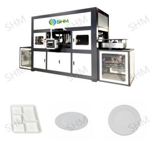 Biodegradable Pulp Molding Tableware Machine Customized Pulp Tray Machine Line