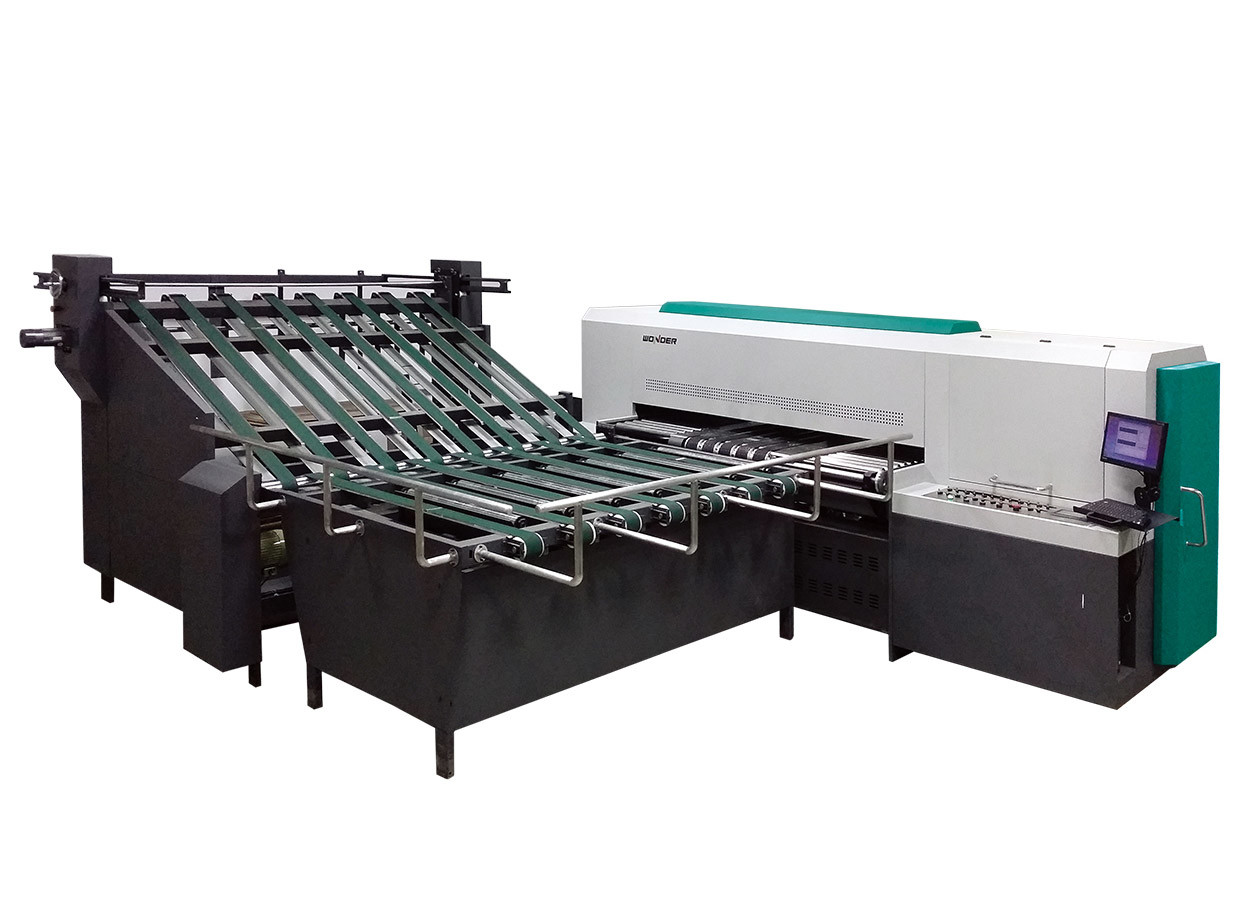 CMYK Colors UV Digital Inkjet Single Pass Printer For Corrugated Box WDUV200-64A