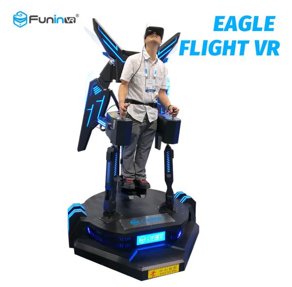 Cheap Interactive Game 9D VR Cinema Eagle Combat Flight Simulator With Shooting Guns for sale
