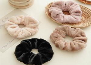 Best Autumn winter fur small rabbit hair colic hair accessories coffee black tie head rope spot wholesale wholesale
