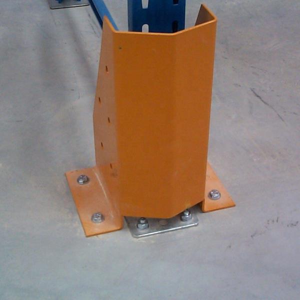U Shape Rack Upright Protectors , Adjustable Steel Column Guard For Warehouse Storage
