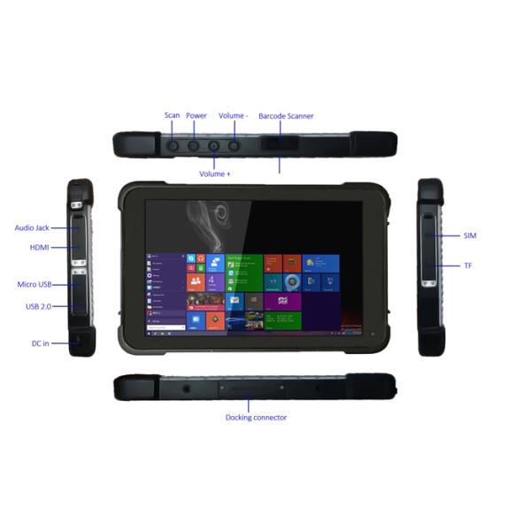 Rugged Windows Tablet Pc Waterproof Tablet Pc 8.0 Inch IP67 BT686