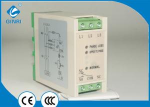 Pump Three Phase Voltage Monitoring Relay , Under Voltage Over Voltage Protection Relay