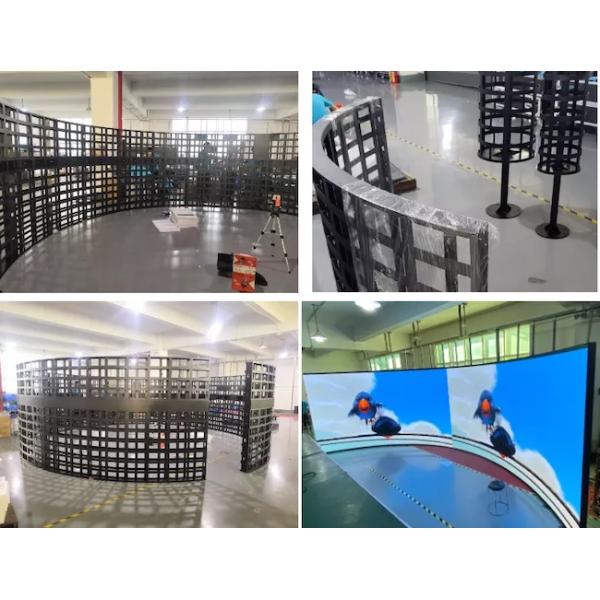 P2.5mm High Refresh Flexible LED Display Cylinder Shape Flex LED Screen Video Wall