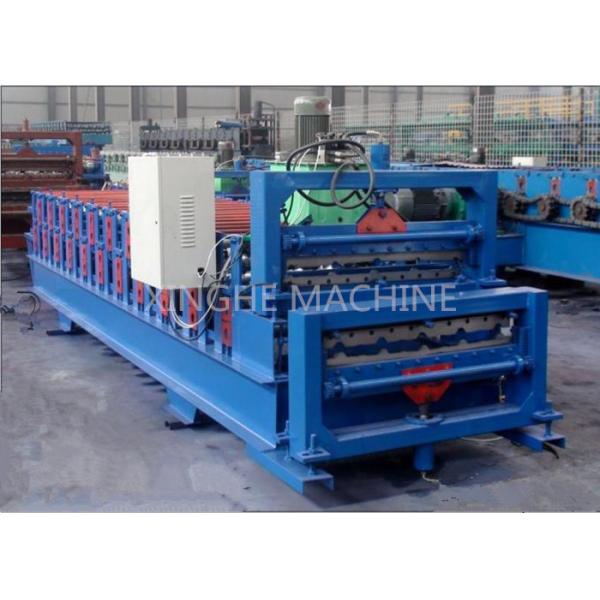 3kw Power Motor Metal Roofing Roll Former For 890mm Width Steel Red Tiles