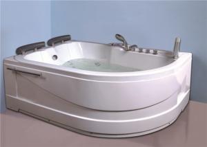Best Double people whirlpool / jacuzzi indoor massage white color hot tub wholesale