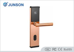 Best ROHS 200ma SS201 Hotel Key Card Door Locks Red Copper wholesale