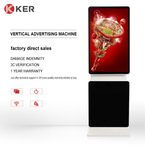 Super Slim Floor Standing 55 Inch Led Advertising Display