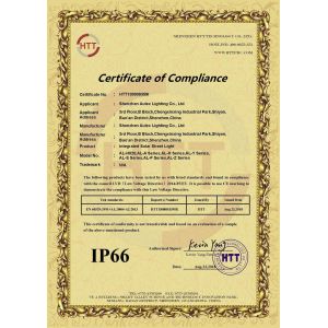 Shenzhen JYG New Energy Co., Ltd. Certifications
