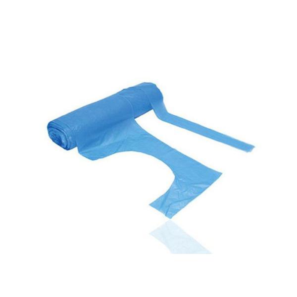 Breathable Plastic Aprons On A Roll , Disposable Plastic Gowns Sleeveless