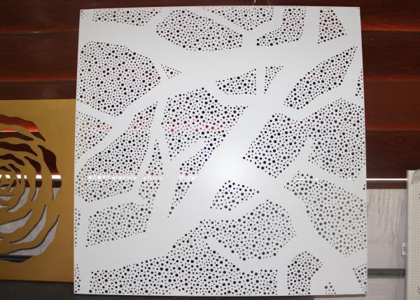 CNC Perforated Aluminium / Aluminum Wall Panel Special Design Customized Metal
