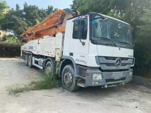 1370mm Feeding Height Cylinder Type Second Hand Zoomlion 52m Actros Concrete Equipment