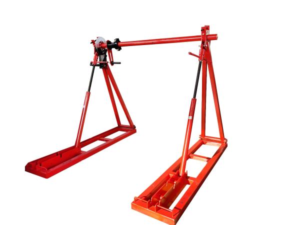 Cheap 650mm-1250mm Cable Drum Lifting Hydraulic Jack Mechanical 30KN 50KN for sale