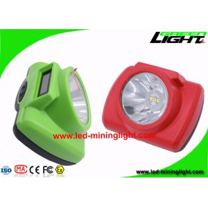 Best Brightest Cordless Mining Cap Lights Electrical Protection Hard PC Material wholesale
