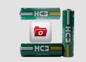 China Spiral 1500mAh CR14505 AA Cylindrical lithium mno2 battery for Automatic meter reading (AMR) on sale