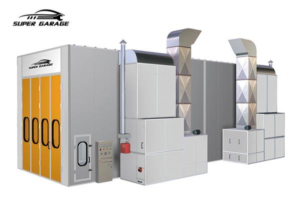 Cheap Customized Bus Paint Booth , Big Spray Booth With 2 Sets Of Generators CE Approved for sale